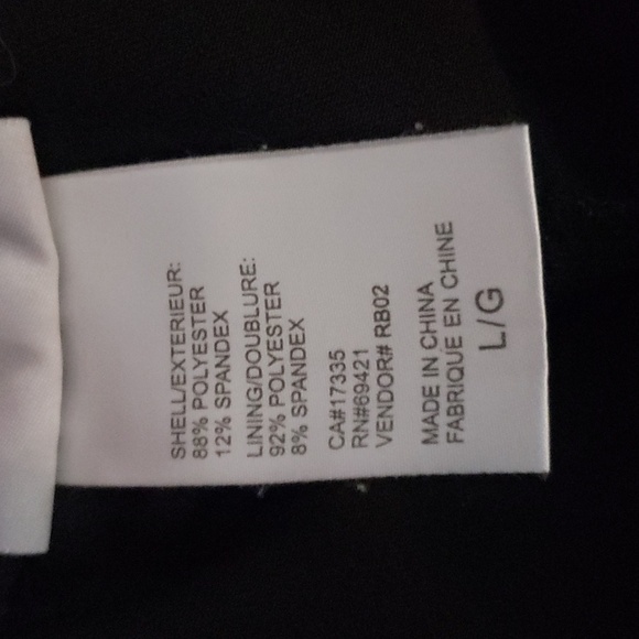 Reebok Black Wide Leg Yoga Pants. Size L. - Picture 4 of 4